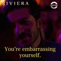 Embarrassed Rivieraovation GIF by Ovation TV