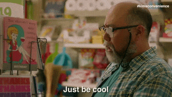 comedy play it cool GIF by Kim's Convenience