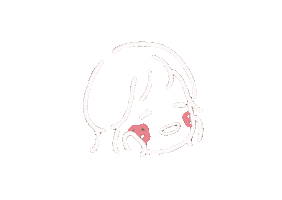 おんなのこ Sticker