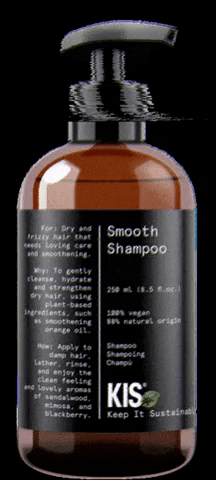 KIShaircare hair kis kis haircare smooth shampoo GIF