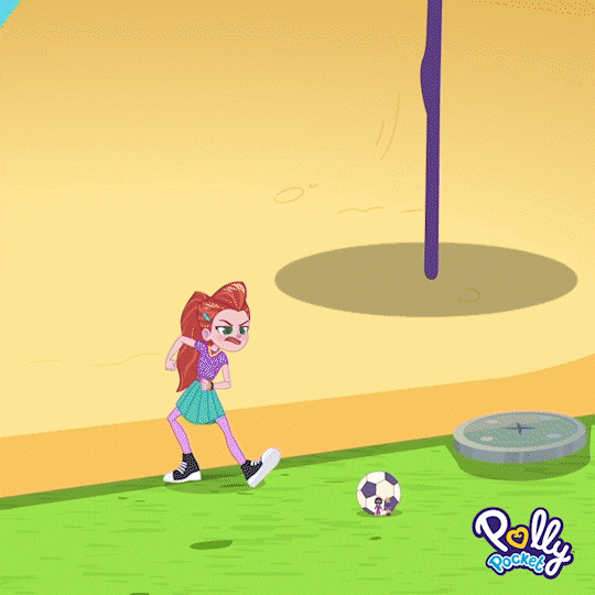 Polly Pocket Soccer GIF by Mattel