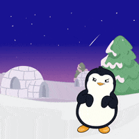 Winter Listen GIF by Pudgy Penguins