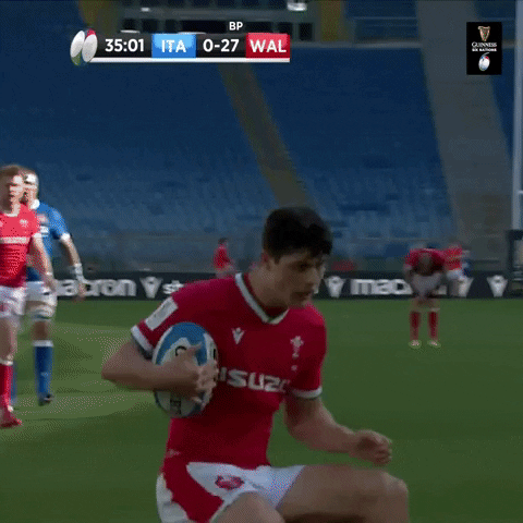 Wales Rugby Spinning GIF by Guinness Six Nations