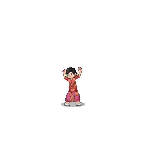 Indonesia Happy Dance Sticker by Jagat.io