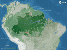 Amazon Earth GIF by European Space Agency - ESA