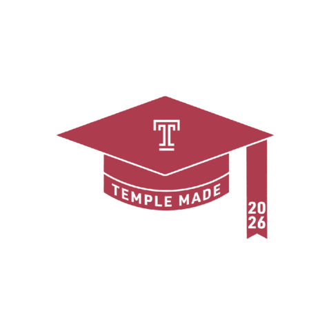 Temple 2026 Sticker by Temple University