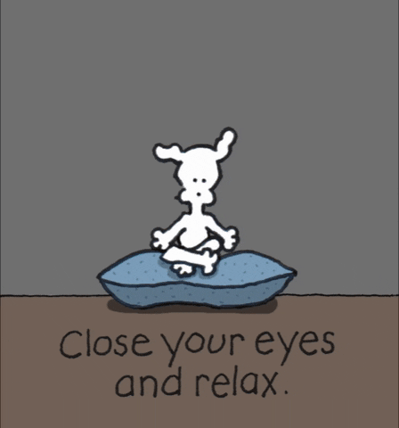 Dreaming Of You Meditation GIF by Chippy the Dog