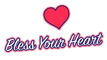 Blessyourheart Sticker by The Millennial Homemakers Podcast