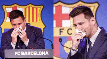 Sad Lionel Messi GIF