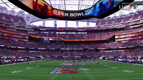 NBC's Super Bowl design blends glass, bevels, stadium 'spaces' and