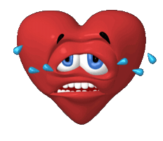 Sad Broken Heart Sticker