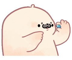 Seal Omg Sticker by Damu