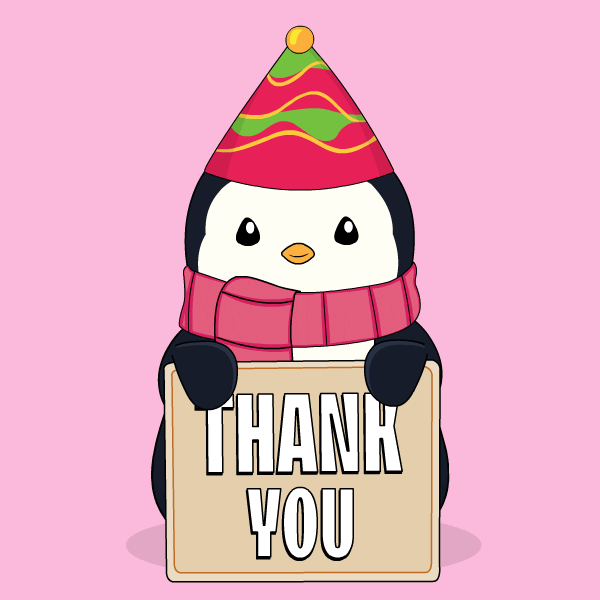 Thank You So Much GIF by Pudgy Penguins