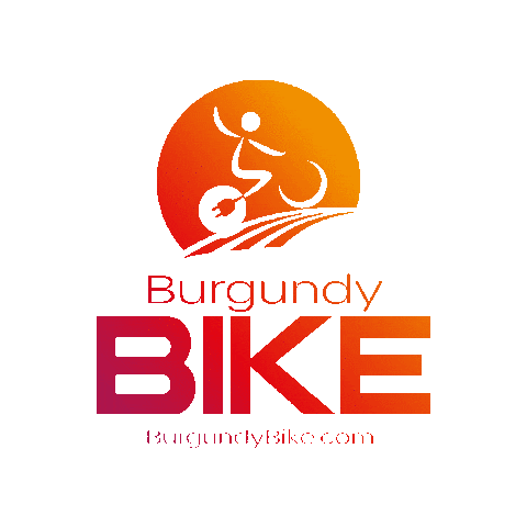 Burgundy Bike Sticker