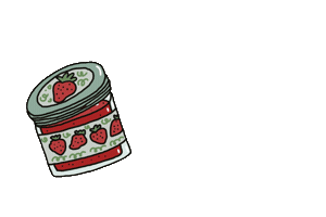 Jam Strawberryjam Sticker by cypru55