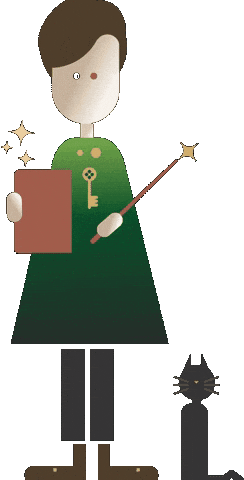 Boris Sticker by Marvin Grinn