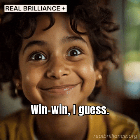 Happy Win-Win GIF by Real Brilliance