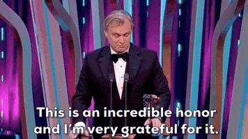 Christopher Nolan Bafta Film Awards GIF by BAFTA