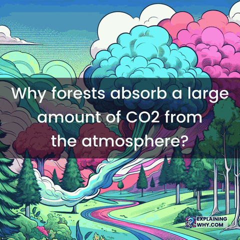 Forests Photosynthesis GIF by ExplainingWhy.com