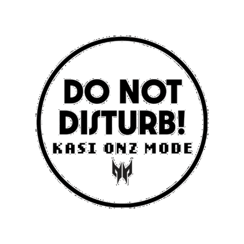Do Not Disturb Predator Sticker by AcerMY