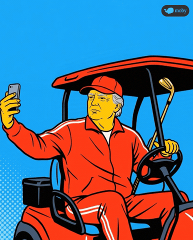 Trump Golf GIF by Moby