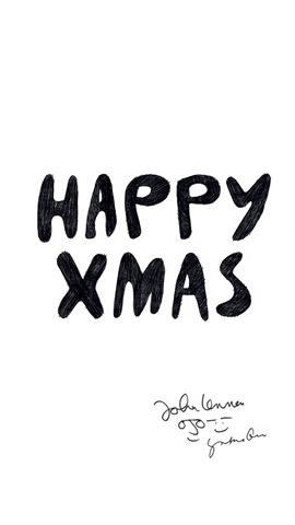 Happy Christmas Love GIF by John Lennon