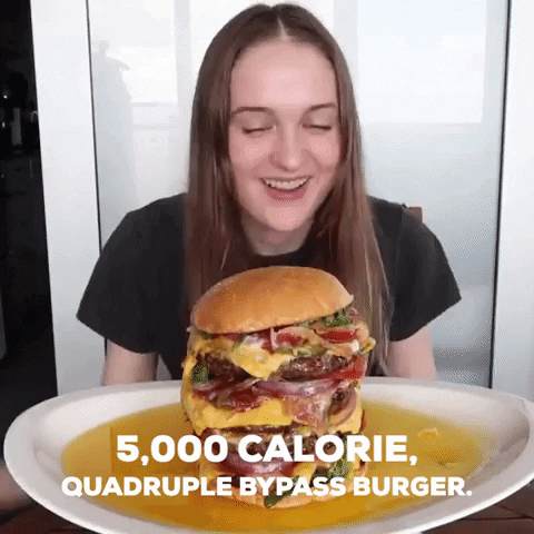 Burger Food Challenge GIF by Storyful
