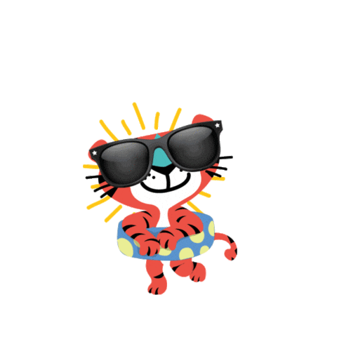 Family Time Swimming Sticker
