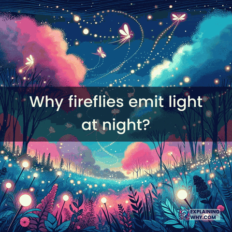 Fireflies Bioluminescence GIF by ExplainingWhy.com