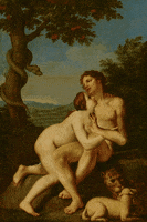 Adam And Eve Art GIF by GIF IT UP