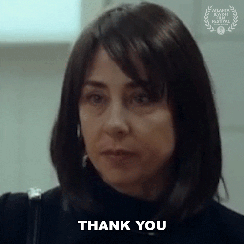 Thank You So Much GIF by Atlanta Jewish Film Festival Find & Share on