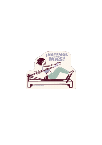 Pilatesreformer Unomas Sticker by Naroa Pilates