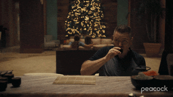 Nick Offerman Drinking GIF by PeacockTV