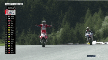 winning motor sports GIF by MotoGP