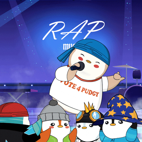 Sing Hip Hop GIF by Pudgy Penguins