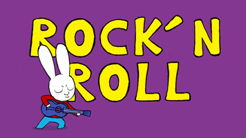 Rock N Roll GIF by Simon Super Rabbit
