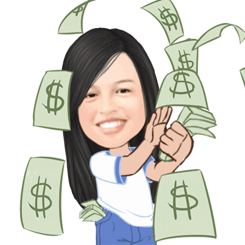 Money Celebrate Sticker