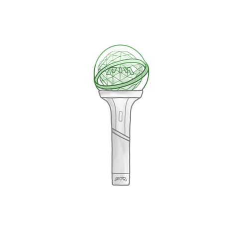 Concert Kpop Lightstick Sticker