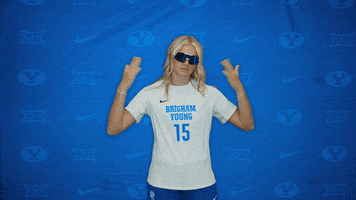 Soccer Sunglasses GIF by BYU Cougars