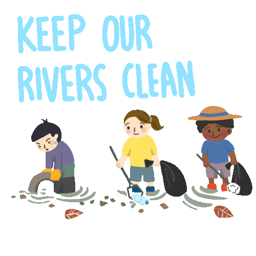 Clean Up Sticker by Anak Rimba Books