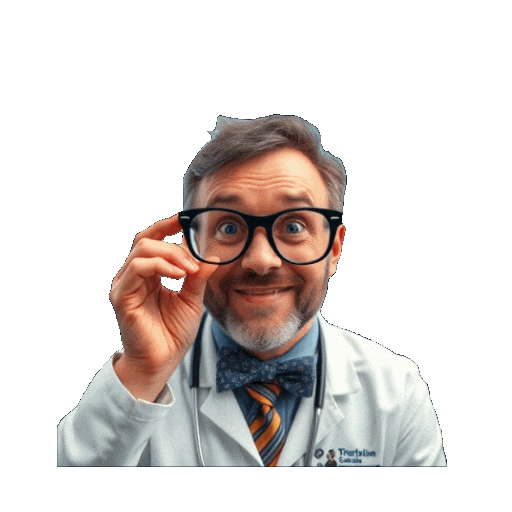 Brille Wow Sticker by Stino Optik