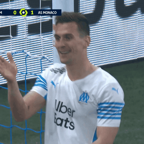Arkadiusz Milik Reaction GIF by Olympique de Marseille