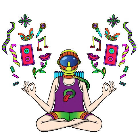 Happy Fun Sticker by Oba Festival