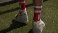 Cameron Green walking in red socks GIF by Kidney Health Australia
