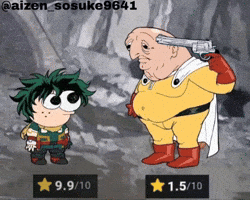 One Punch Man Izuku Midoriya GIF