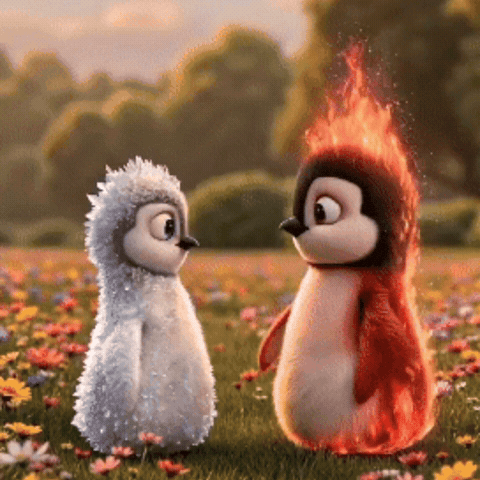 Penguin Couple GIF