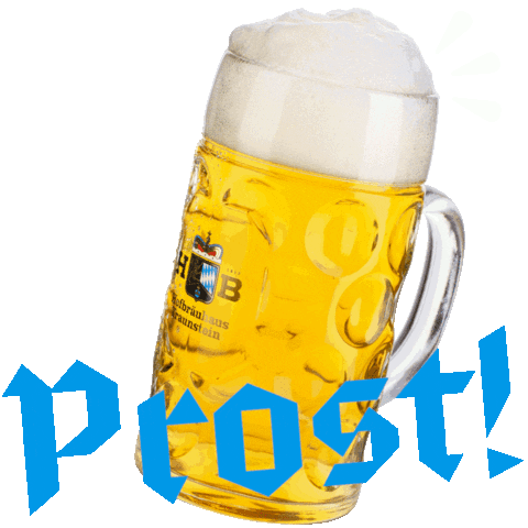 Cheers Bier Sticker by Hofbräuhaus Traunstein