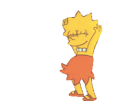 The Simpsons Dancing Sticker