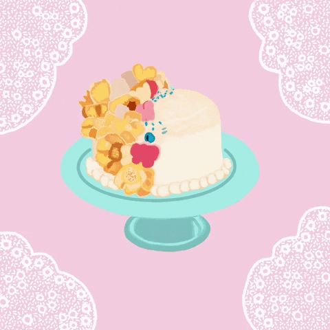 Birthday Cake Party GIF by Daisy Lemon