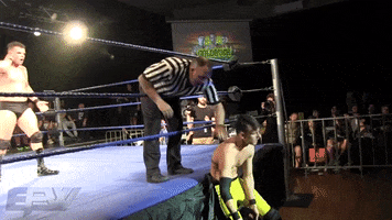 chair referee GIF by Explosive Professional Wrestling